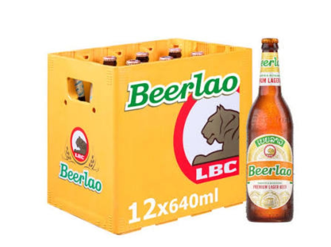 ເບຍລາວແກ້ວໃຫຍ່ 640ml